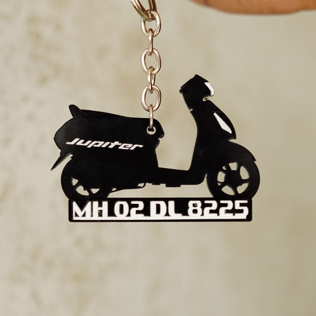Customized Bike Shape Keychain