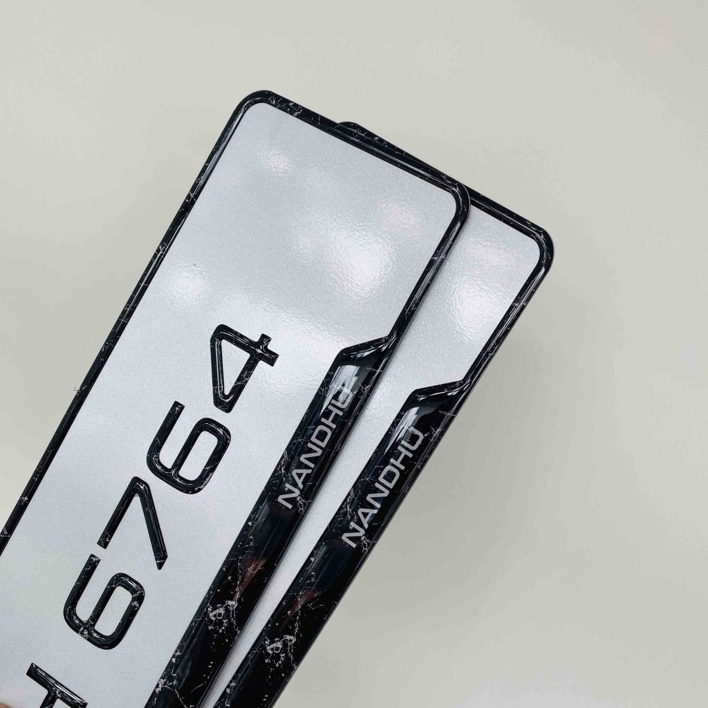 Customized Gel Number Plate
