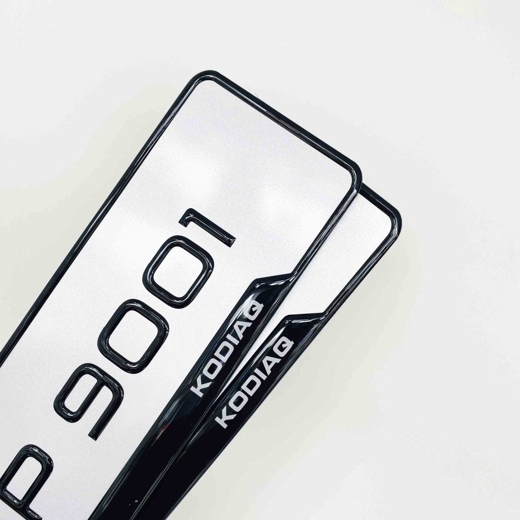 Customized Gel Number plate