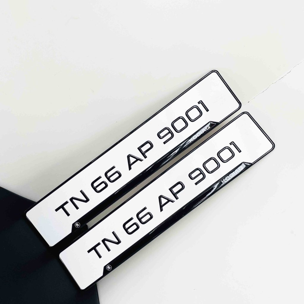 Customized Gel Number plate