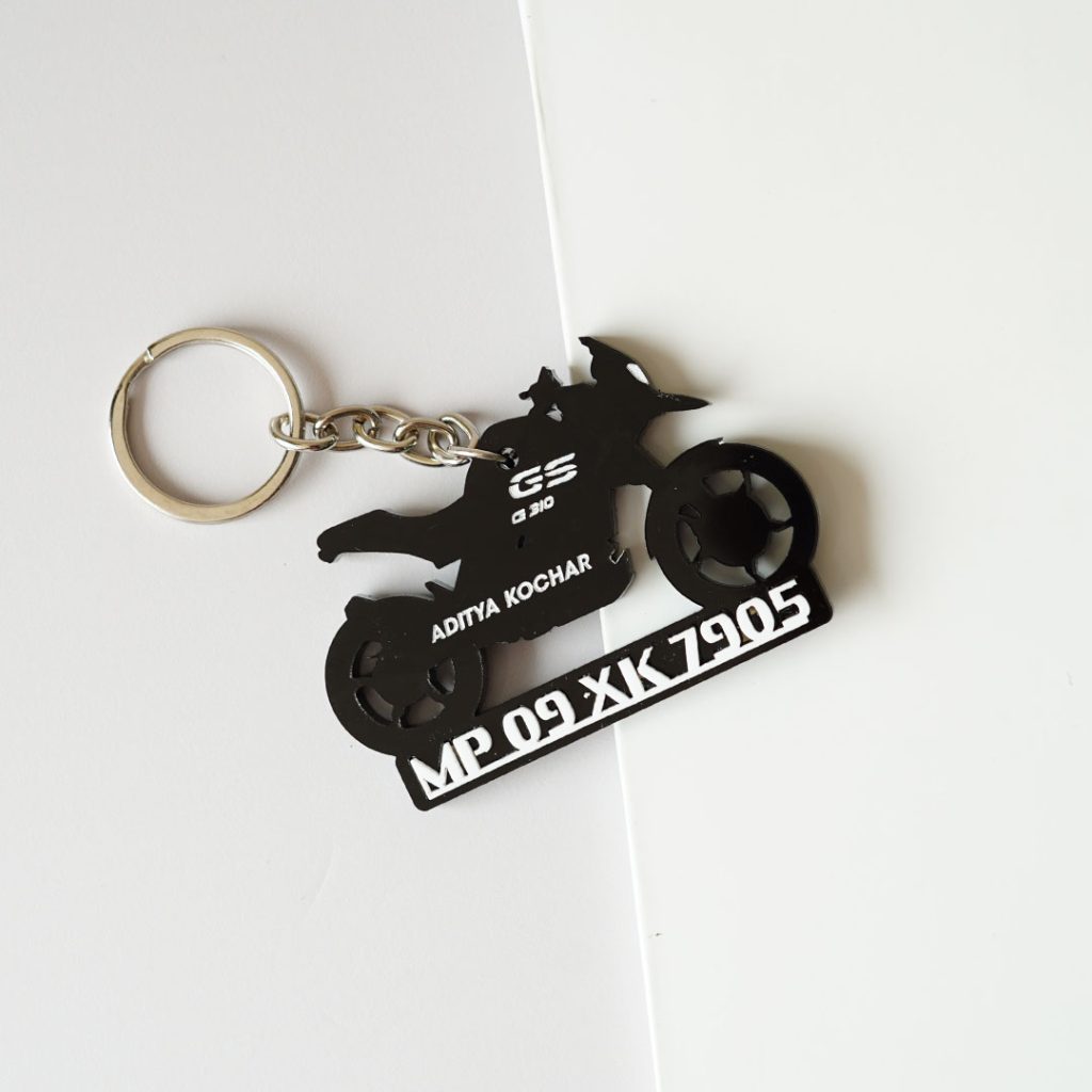 Customized Bike Keychain