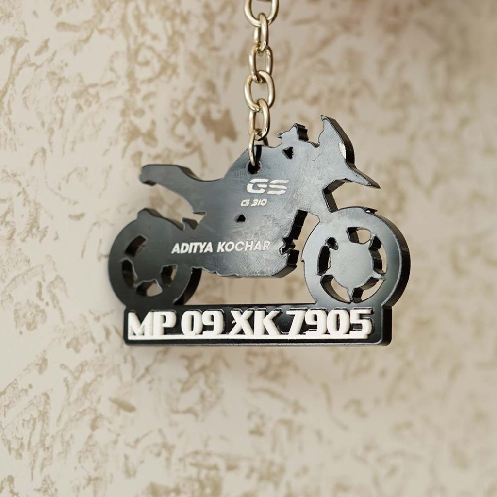Customized Bike Keychain