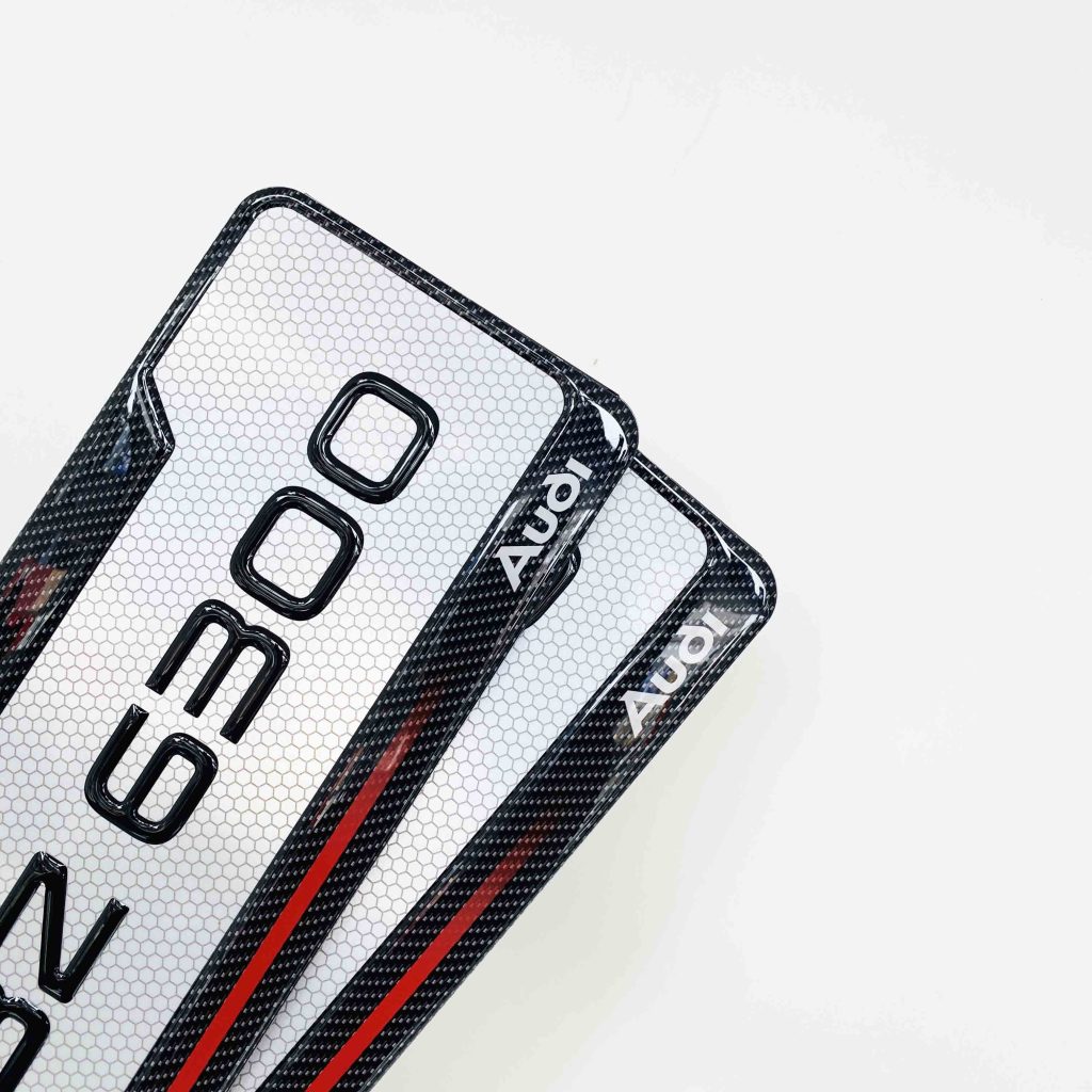Customized Car Gel Number plate