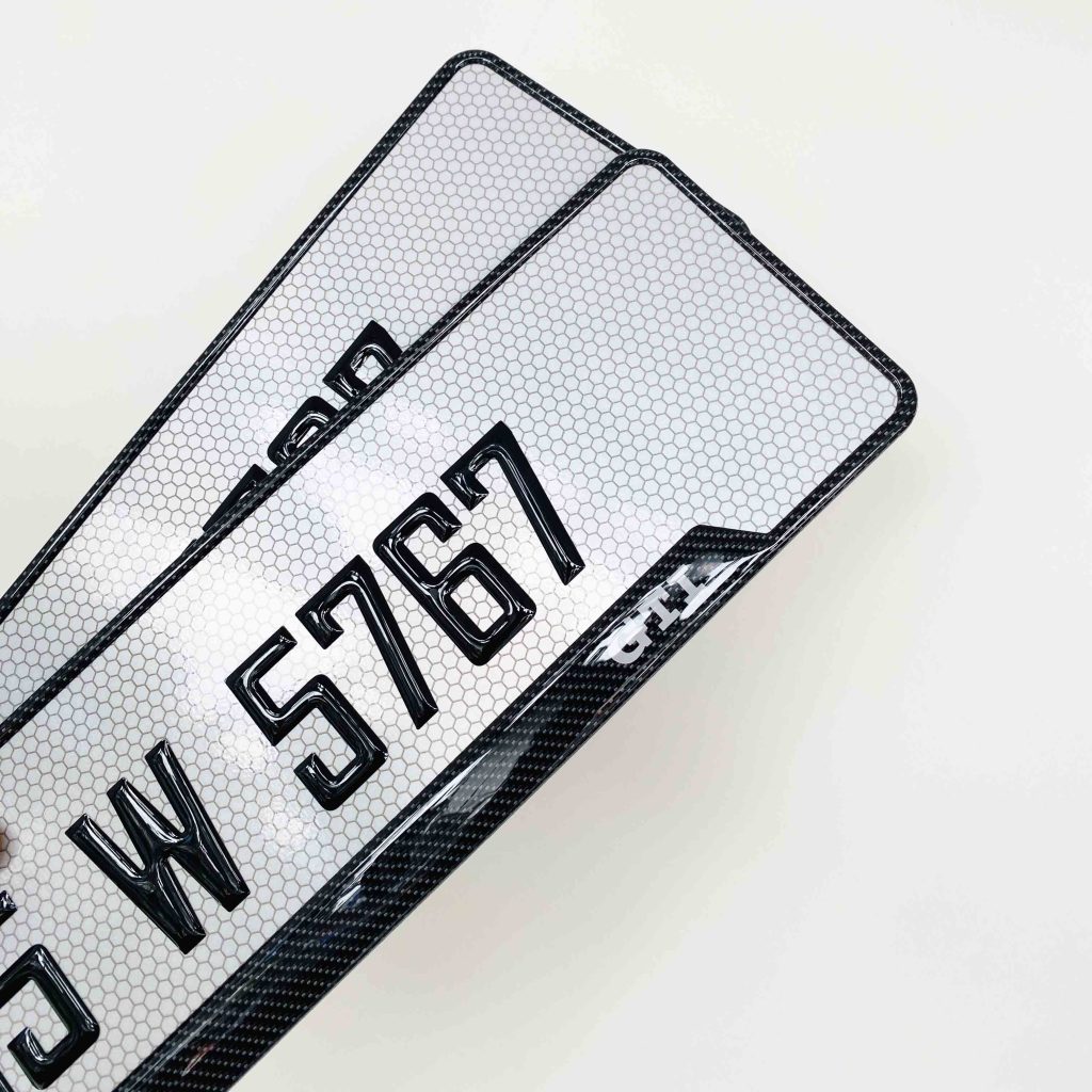 Customized Car Gel Number plate