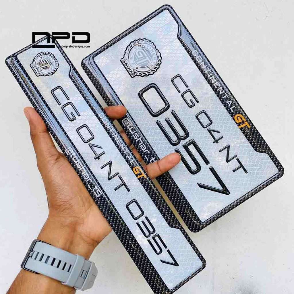 Bike Gel Number Plate