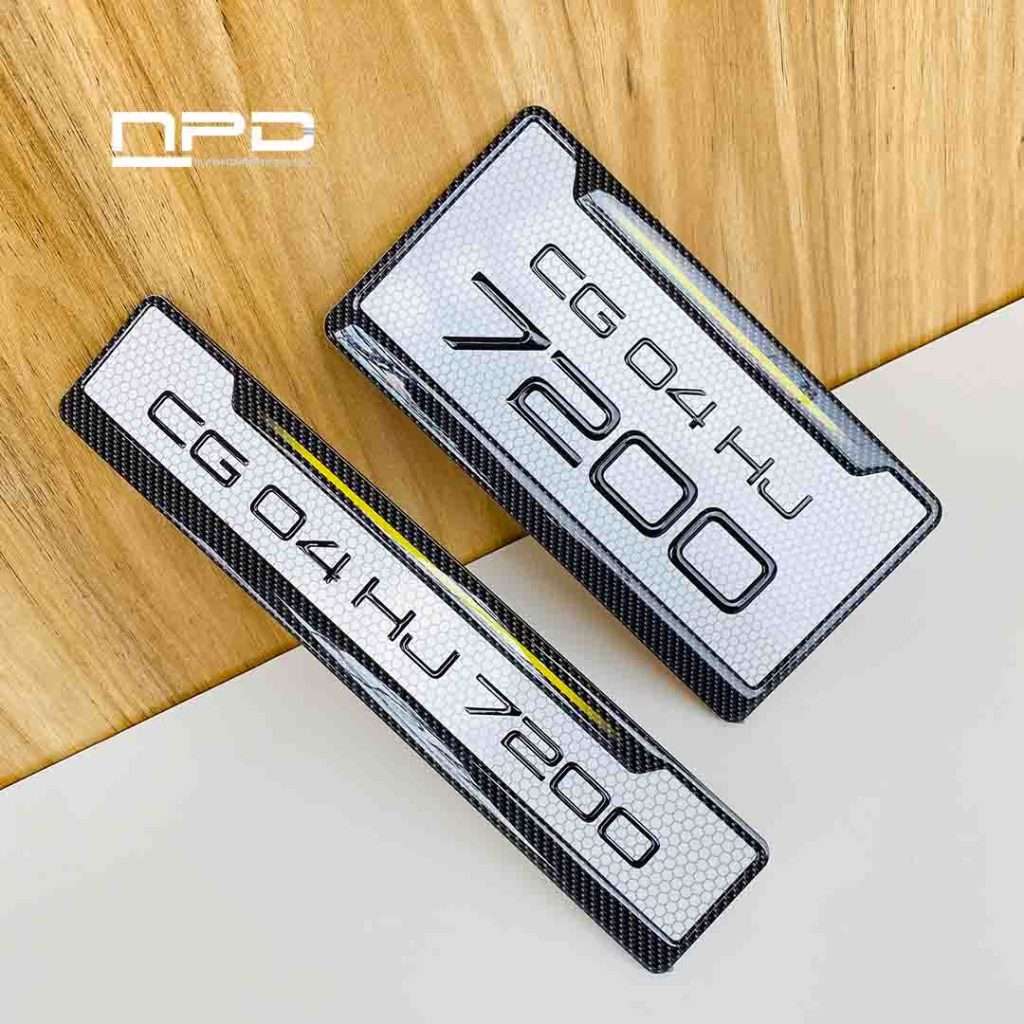 Bike Gel Number Plate