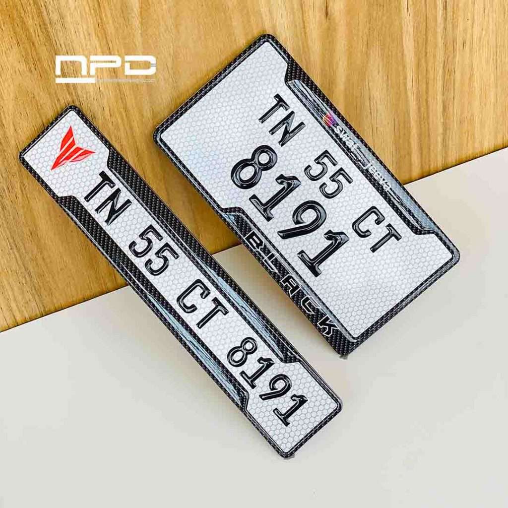 Bike Gel Number Plate