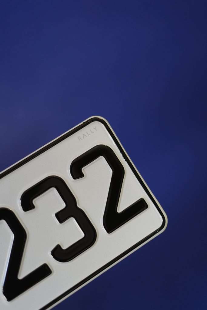 Rally Edition Aluminium Plate