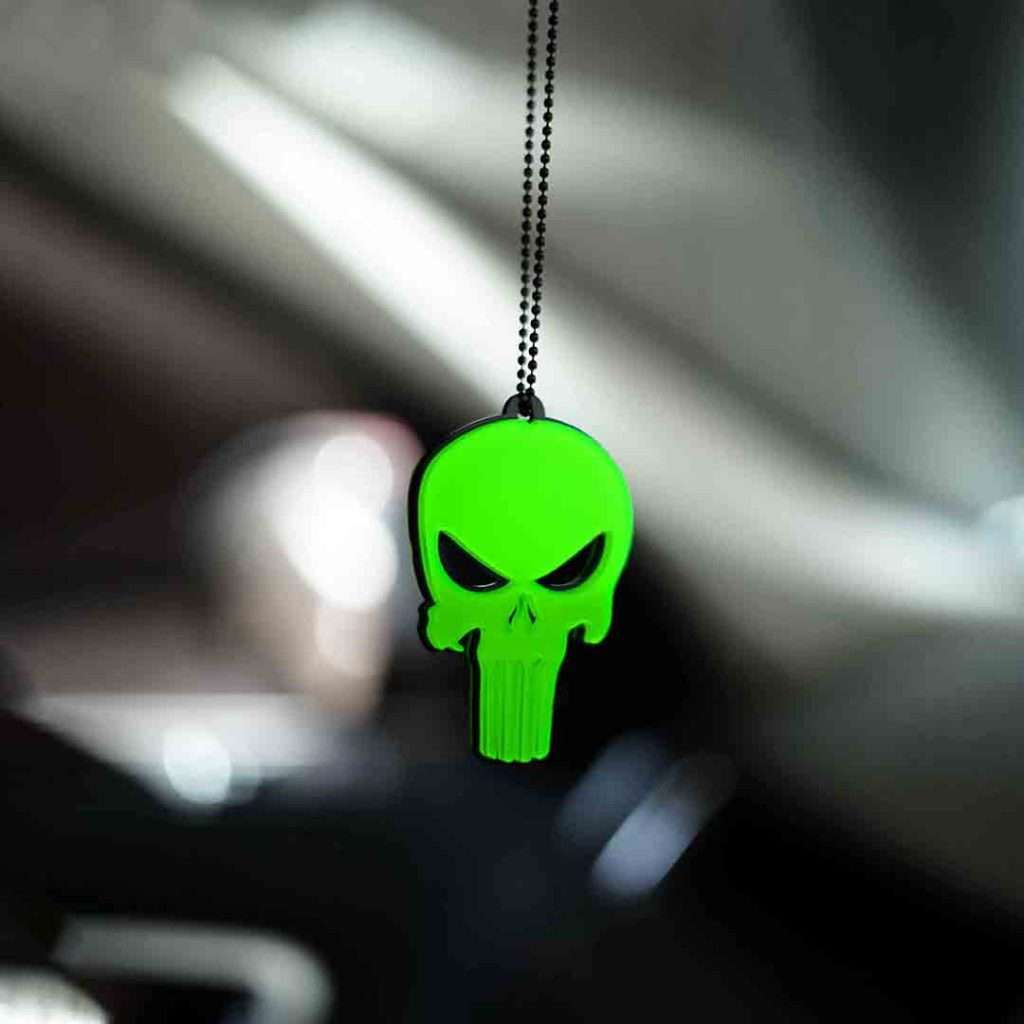 Punisher Skull Car Mirror Hangings