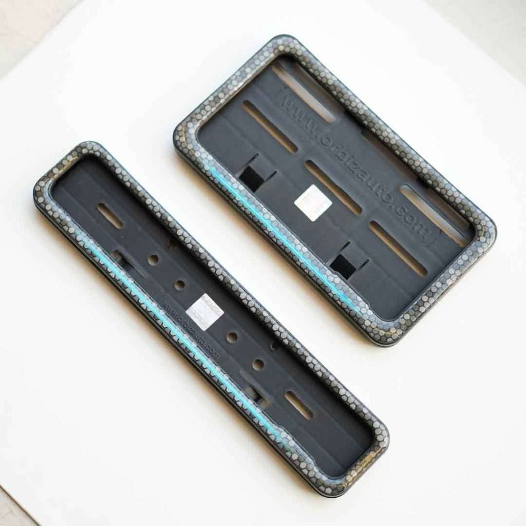 Bike Number Plate Gel Frame