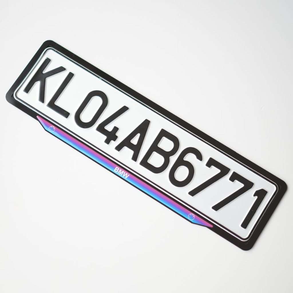 Acrylic Car Number Plate Frame