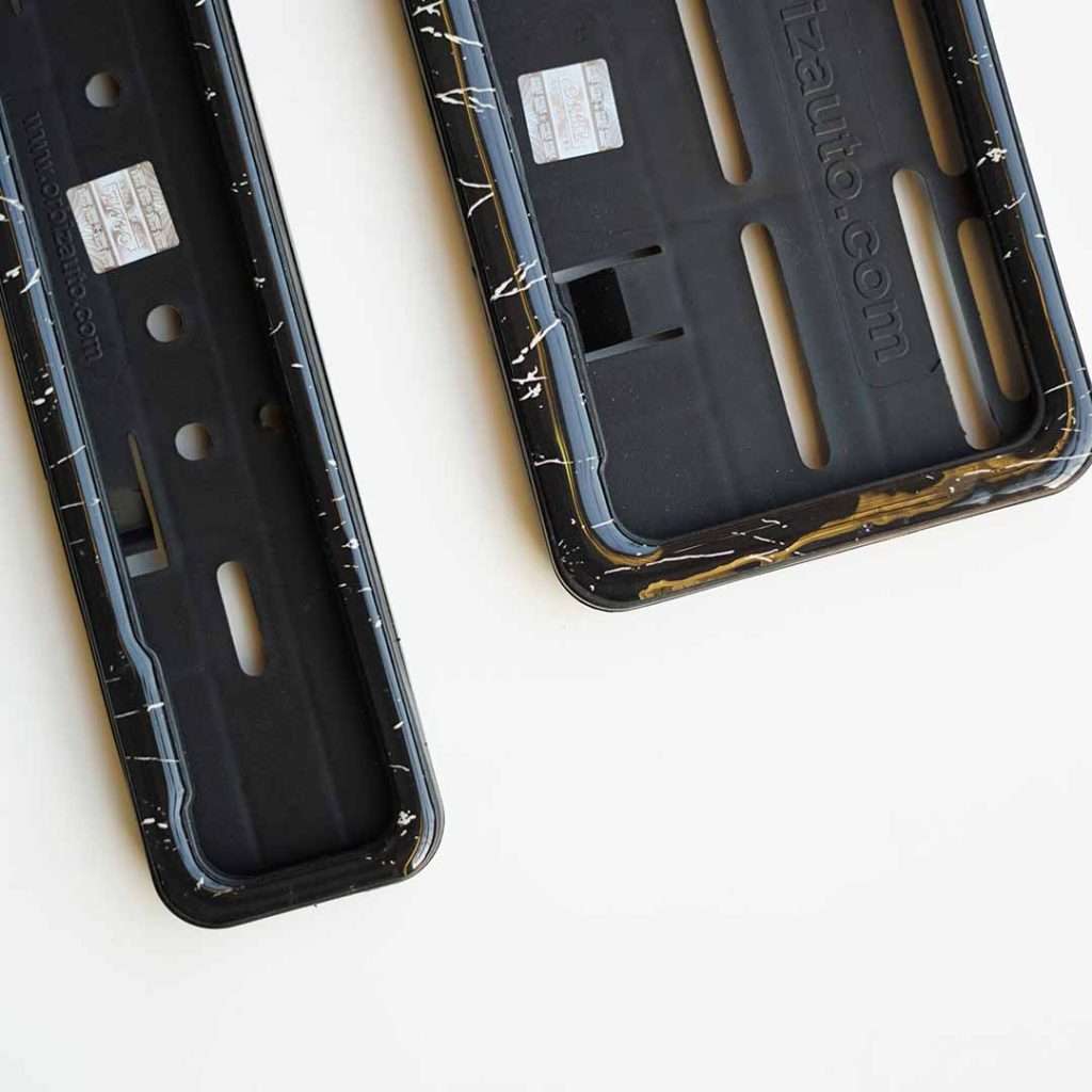 Bike Number Plate Gel Frame