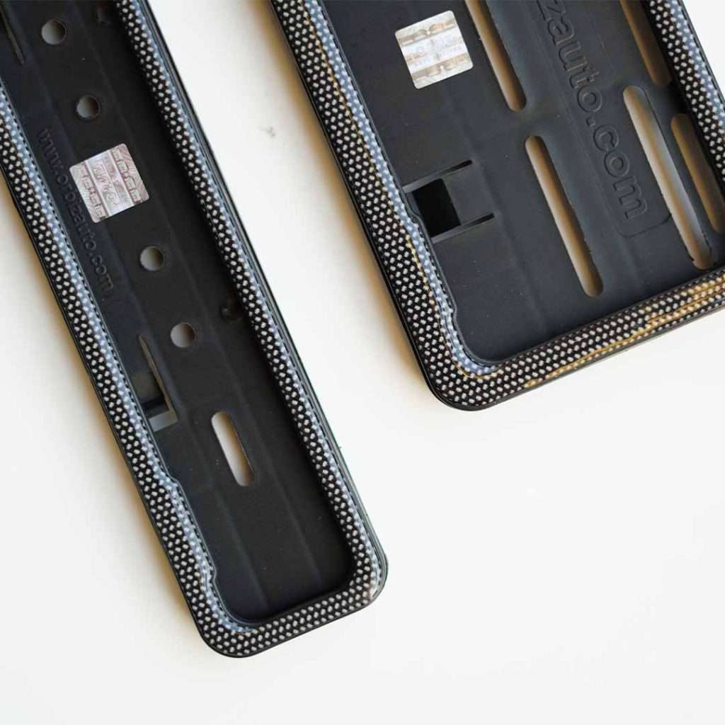 Bike Number Plate Gel Frame