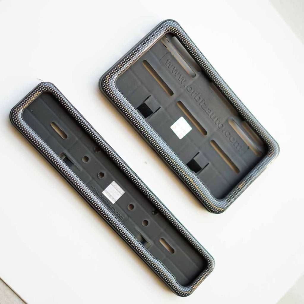 Bike Number Plate Gel Frame