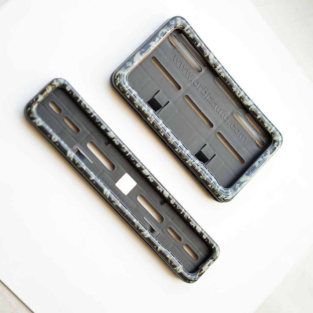Bike Number Plate Gel Frame