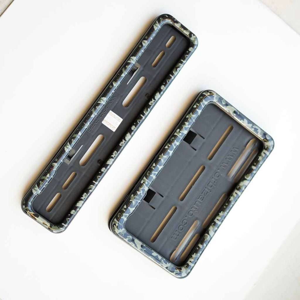 Bike Number Plate Gel Frame