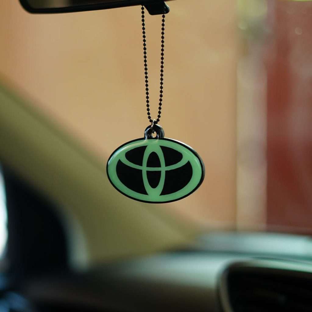 Toyota Logo Fluorescent Gel Car Mirror Hanging