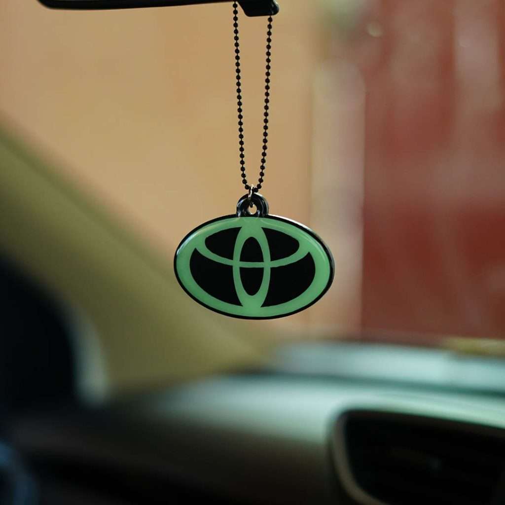 Toyota Logo Fluorescent Gel Car Mirror Hanging