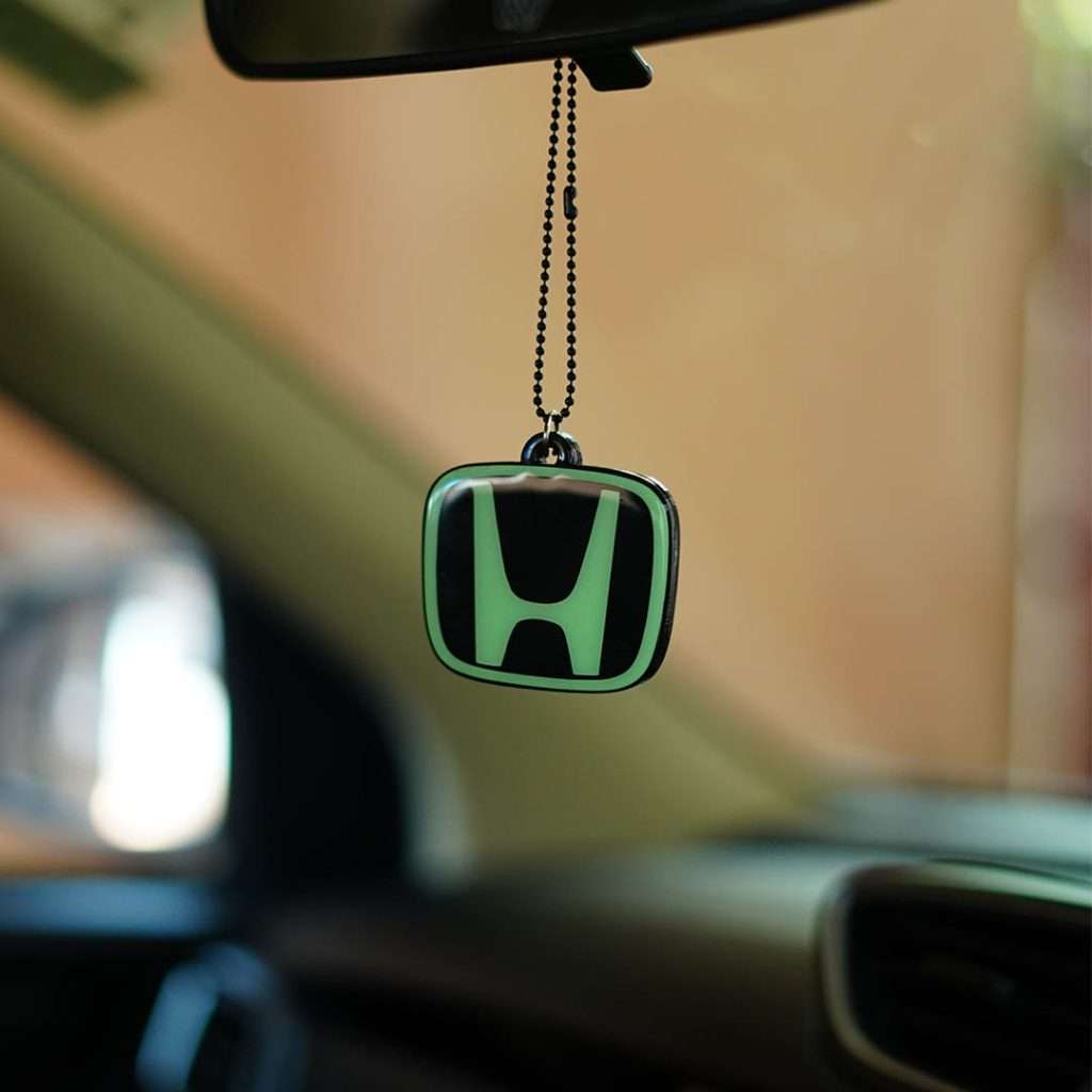 Honda Logo Fluorescent Gel Car Mirror Hanging - NPD | NumberPlateDesign.com