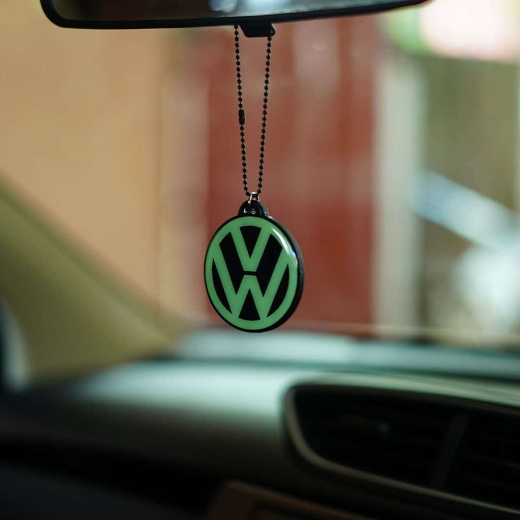 Volkswagen Logo Fluorescent Gel Car Mirror Hanging