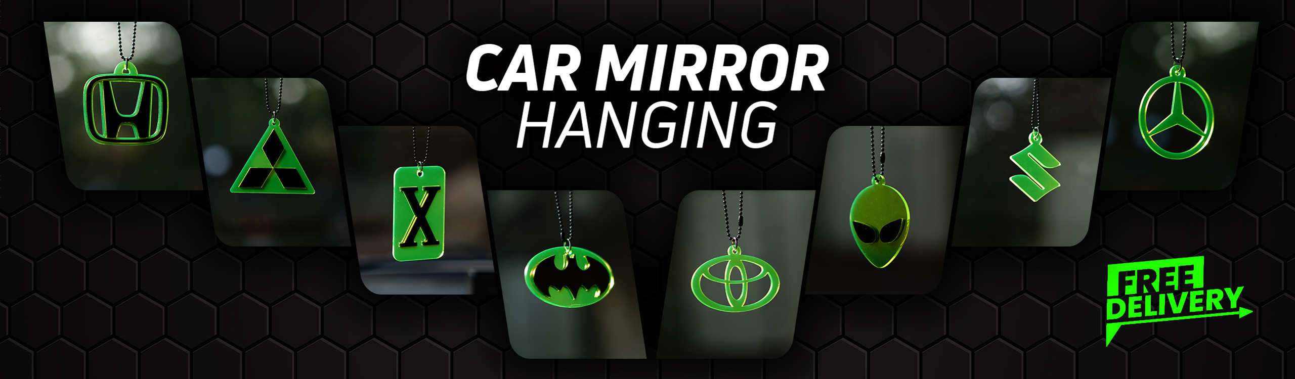 car mirror hanging