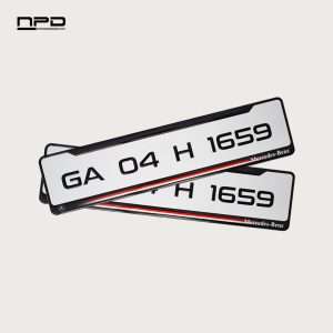 Premium Gel Number Plate