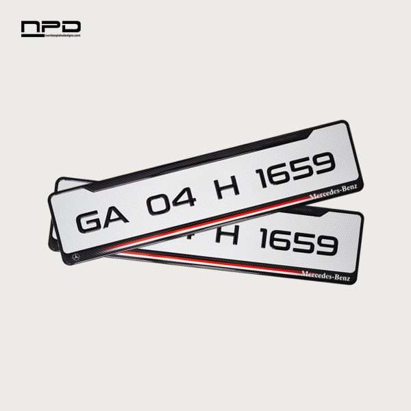 Premium Gel Number Plate