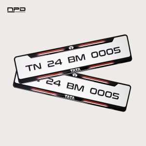 Tata Car Premium Gel Number Plate