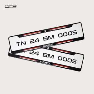 Renault Car Premium Gel Number Plate