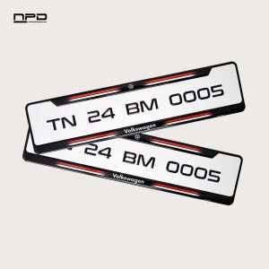 Premium Volkswagen Car Gel Number Plate