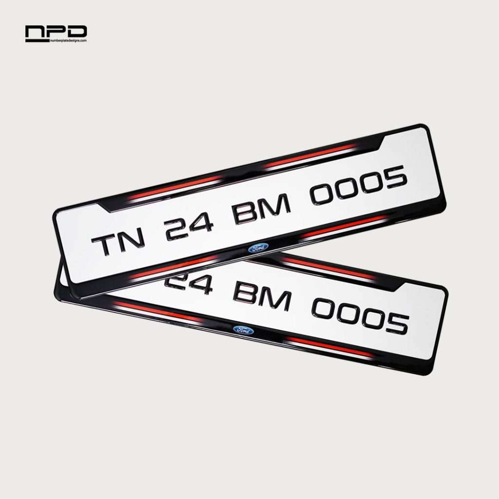 Ford Premium Gel Number Plate