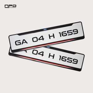 Ford Car Gel Number Plate with Honeycomb Texture – 3MM Acrylic Base | Custom Logo & Brand Name