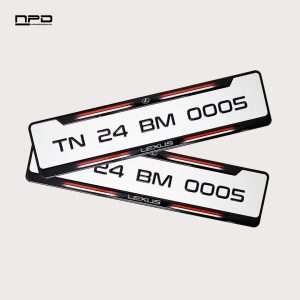 Lexus Premium Gel Number Plate