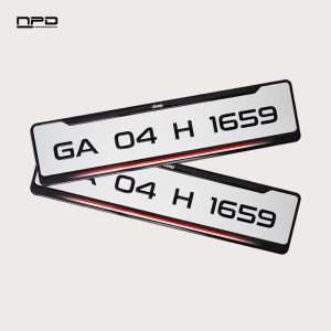 Car Gel Number Plate - JEEP