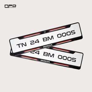 Honda Premium Gel Number Plate
