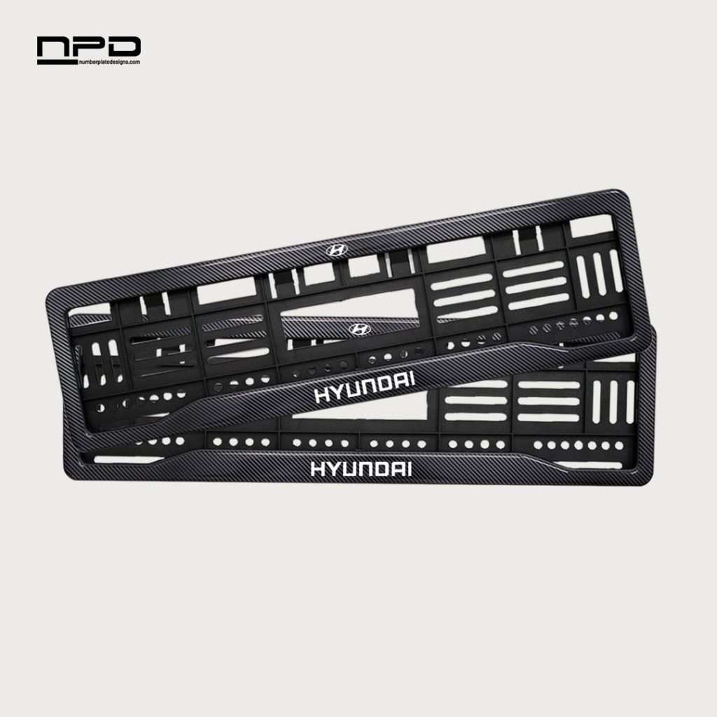 Customized Premium Car Number Plate Rock Gel Frames For All Brands