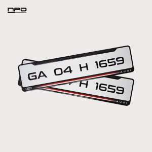 Car Gel Number Plate - AUDI