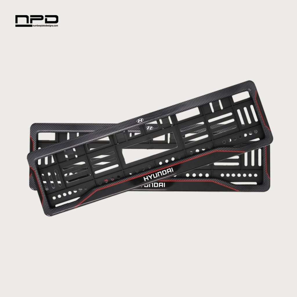 Customized Car Number Plate Rock Gel Frames For All Brands
