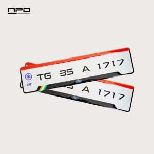 Premium Ford Gel Number Plate with 3MM Acrylic Base & Honeycomb Reflective Finish