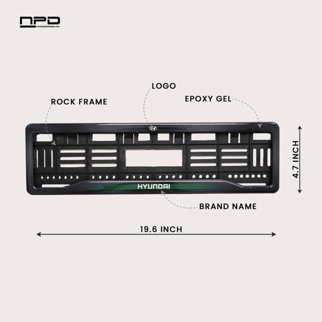 Customized Rock Gel Frames For All Car Brands