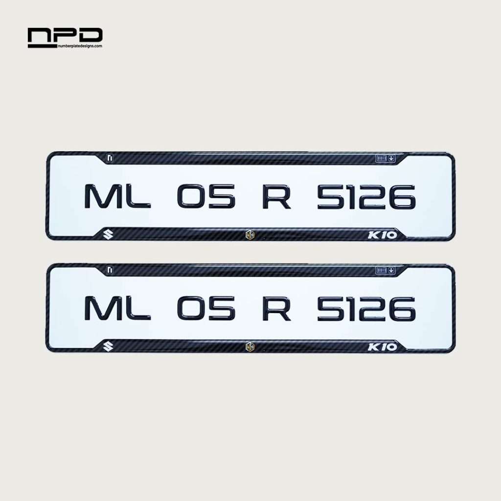 Premium Gel Number Plate For Cars