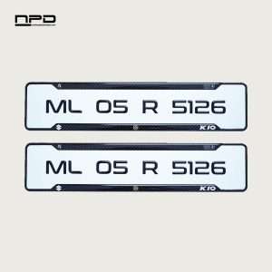 Premium Gel Number Plate For Cars