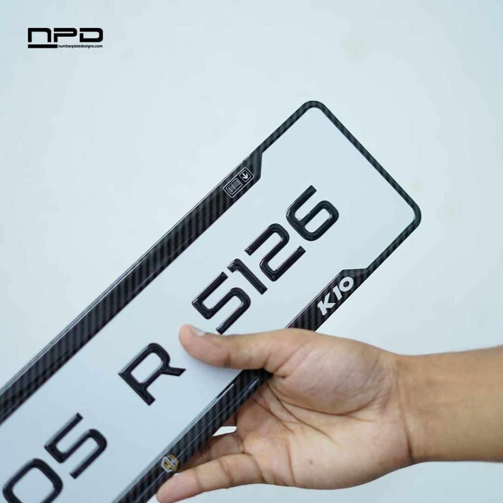 Premium Gel Number Plate For Cars