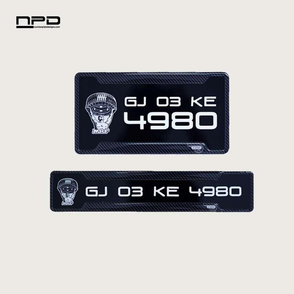 Bike Gel Number Plate – Unique Design, Long-Lasting Finish