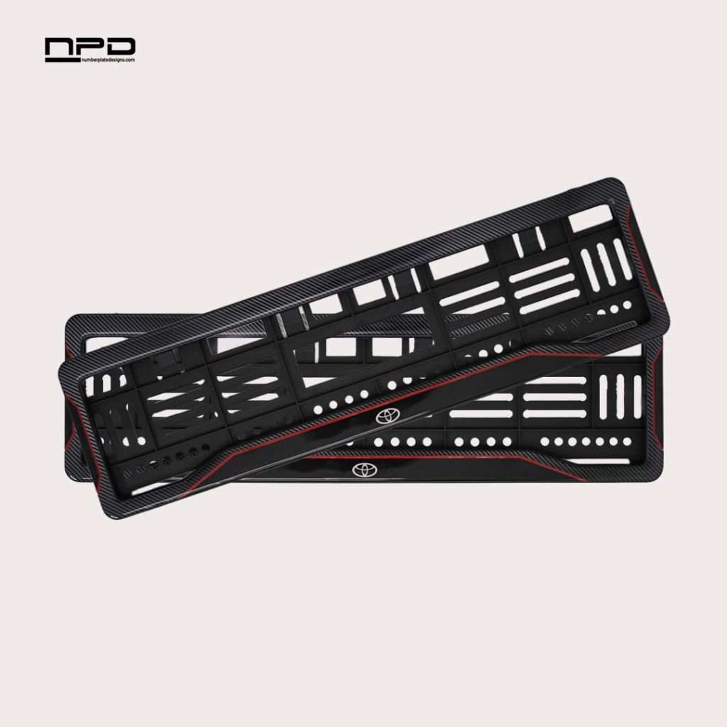 Customizable Number Plate Gel Frame For All Car Brands - Rock