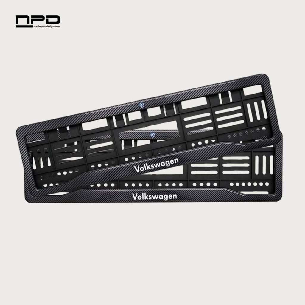 Customizable Gel Number Plate Frame for All Car Brands - Rock