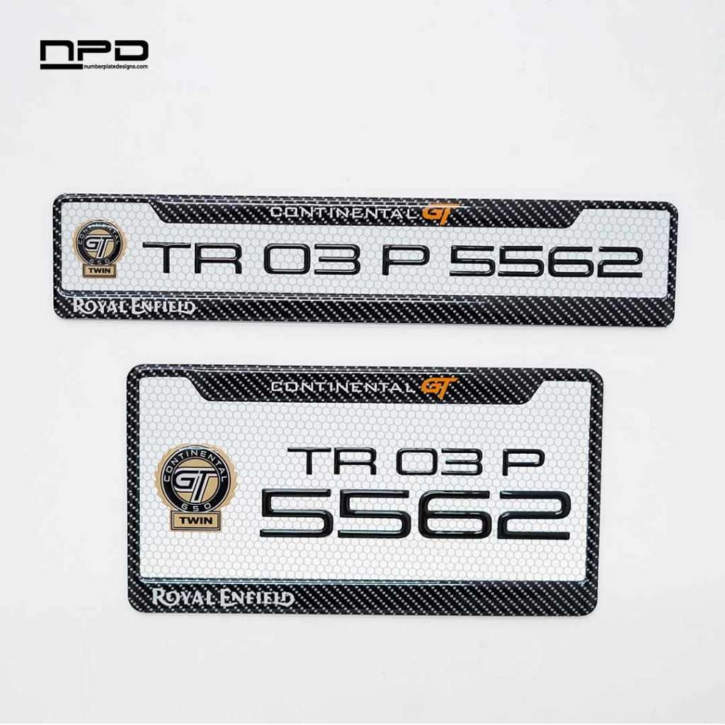 Premium Customized Bike Gel Number Plate