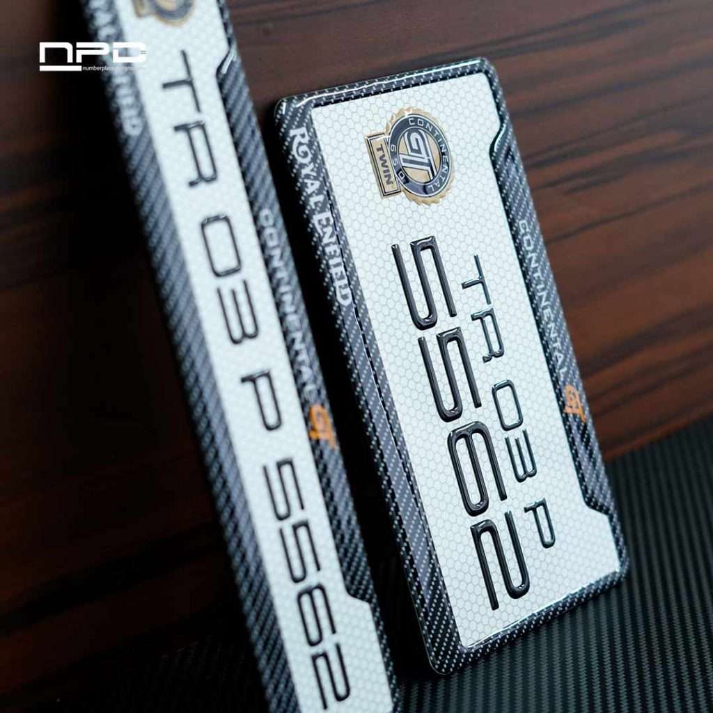 Premium Customized Bike Gel Number Plate