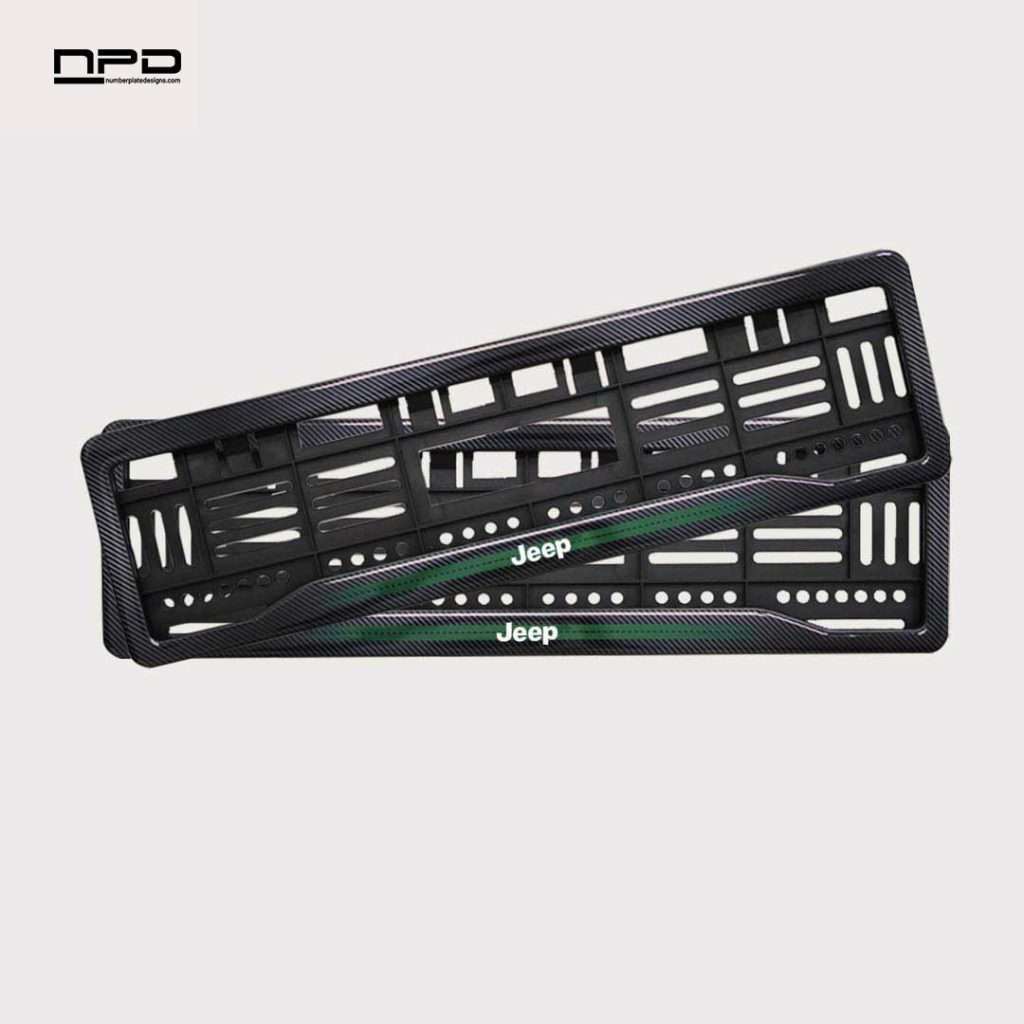 Customized Car Number Plate Gel Frame – Add Your Logo & Brand Name - Rock