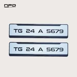 Stylish Gel Number Plate For Cars